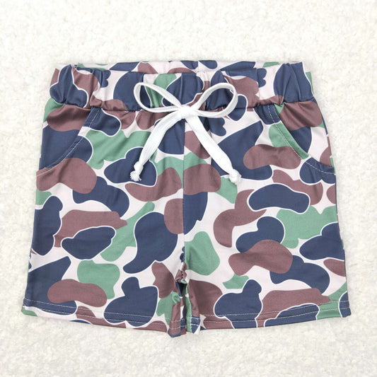 SS0141 Baby Boy Camo Pocket Shorts