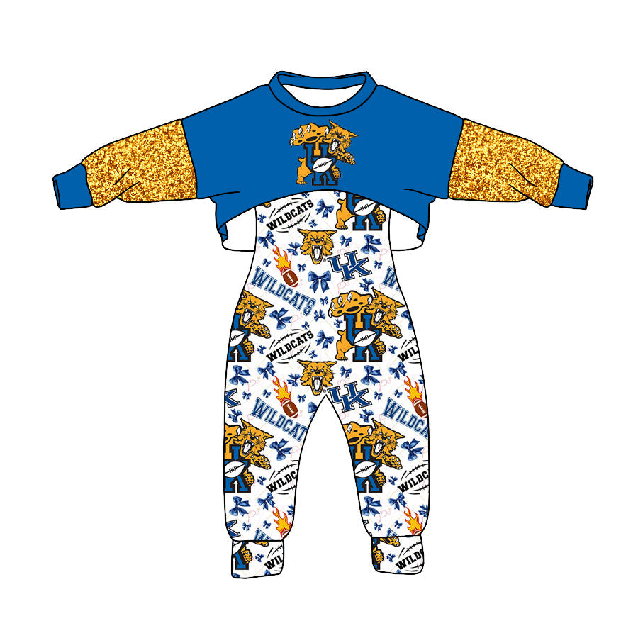 Baby Girl Team UK Top Jumpsuit Two Pieces Set