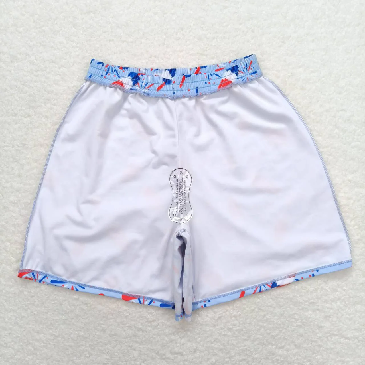 Adult Men Summer Popsicle Blue July 4th Swimming Trunks Shorts