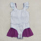 S0154 Baby Girl Mermaid One Piece Summer Swimsuit