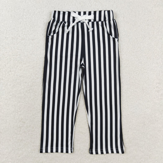 Baby Girl Black Stripes Bottom Pants