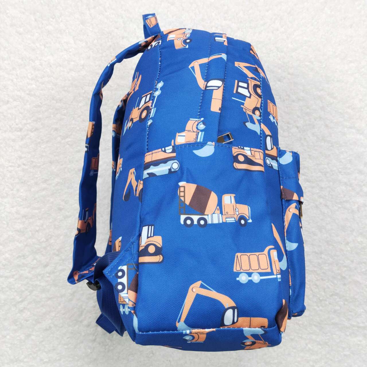 Baby Boy Construction Blue Backpack Bag