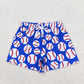 Baby Boy Baseball Blue One Piece Swimsuits Trunks Swimwear