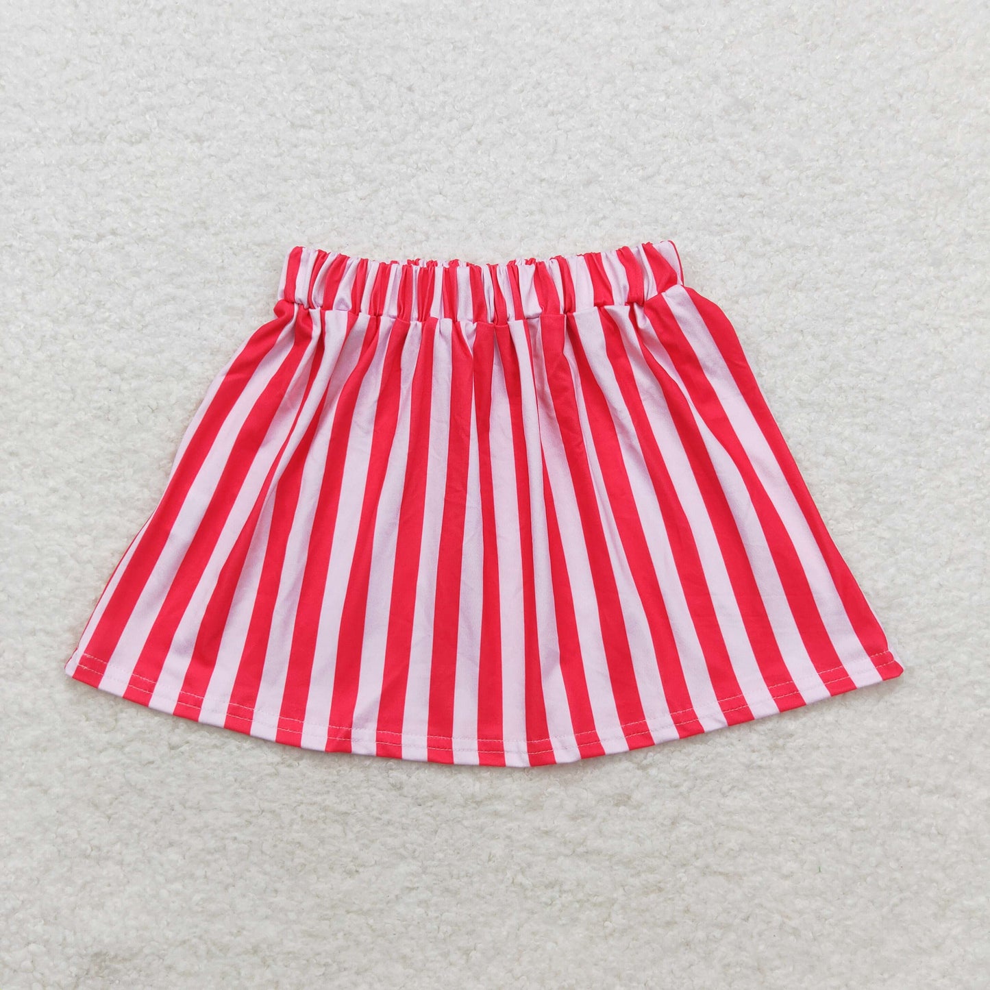 Baby Girl Christmas Pink Stripes Skirt