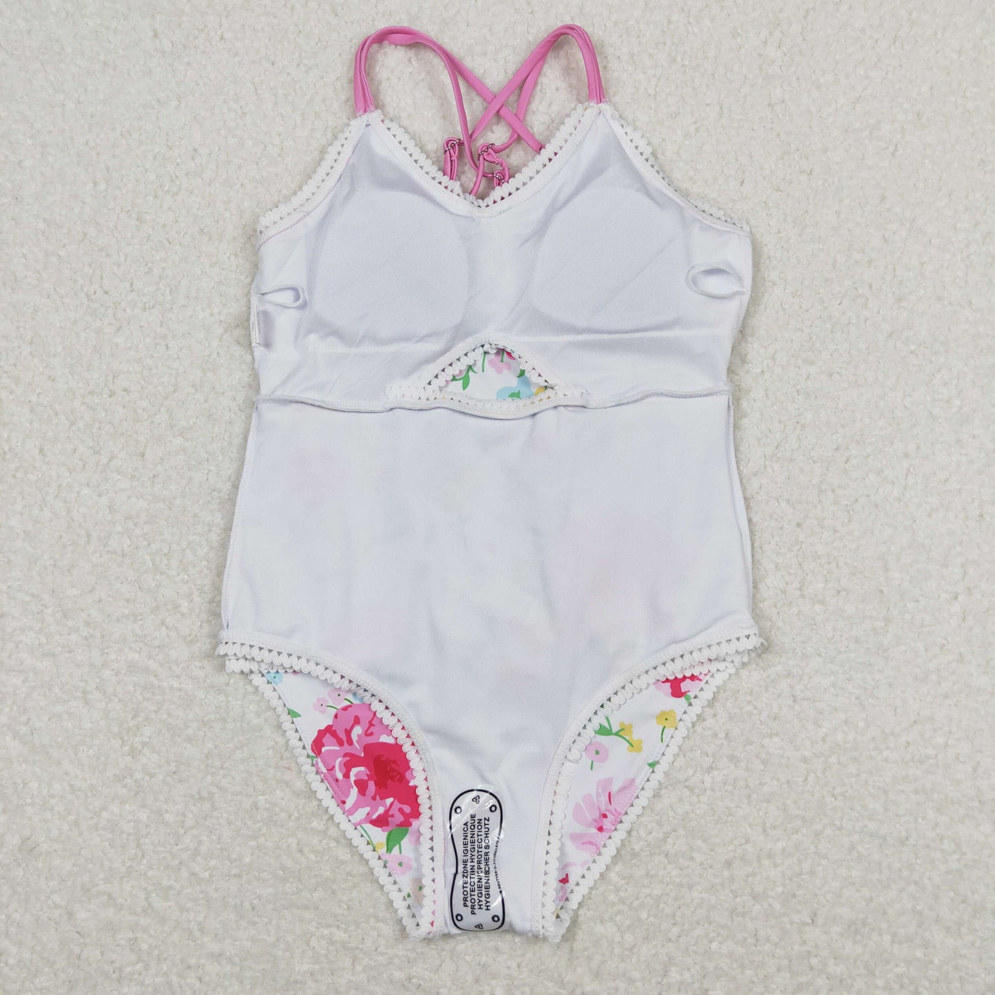 Baby Girl Floral Summer One Piece Swimsuit