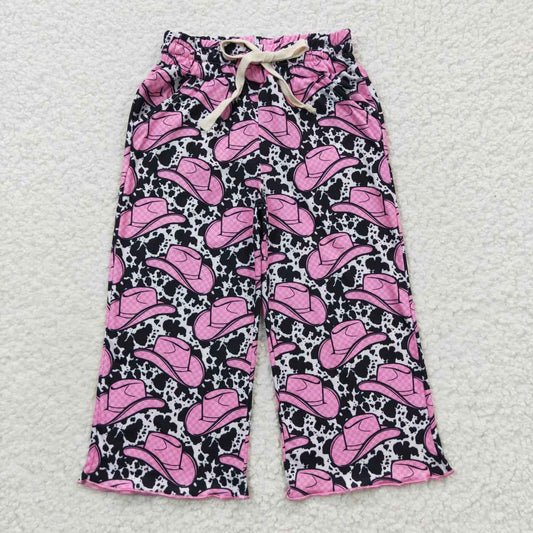 P0137 Western Baby Girl Hats Pants