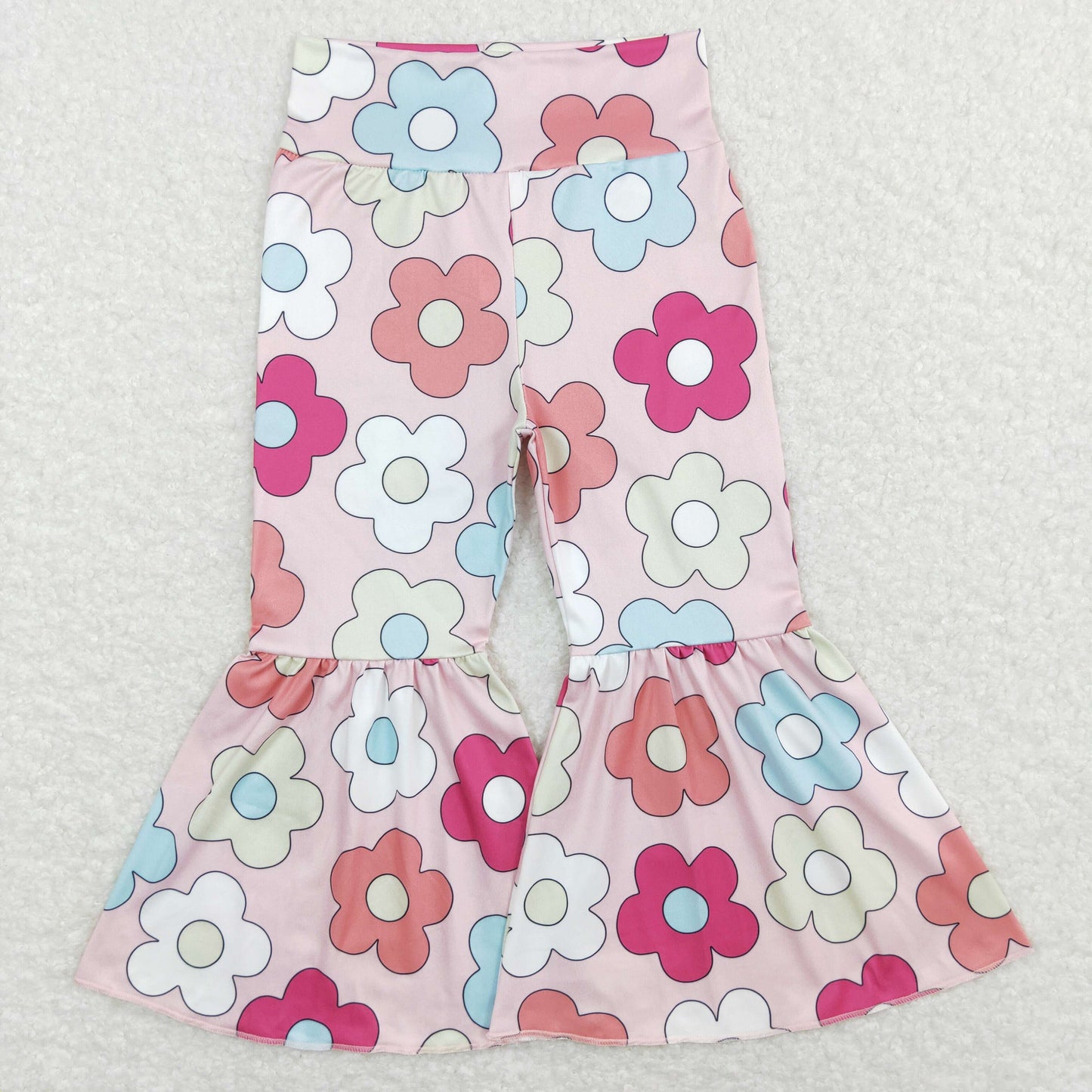 P0361 Baby Girl Flower Bell Pants