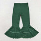 P0171 Baby Girl Green Denim Bell Pants Jeans