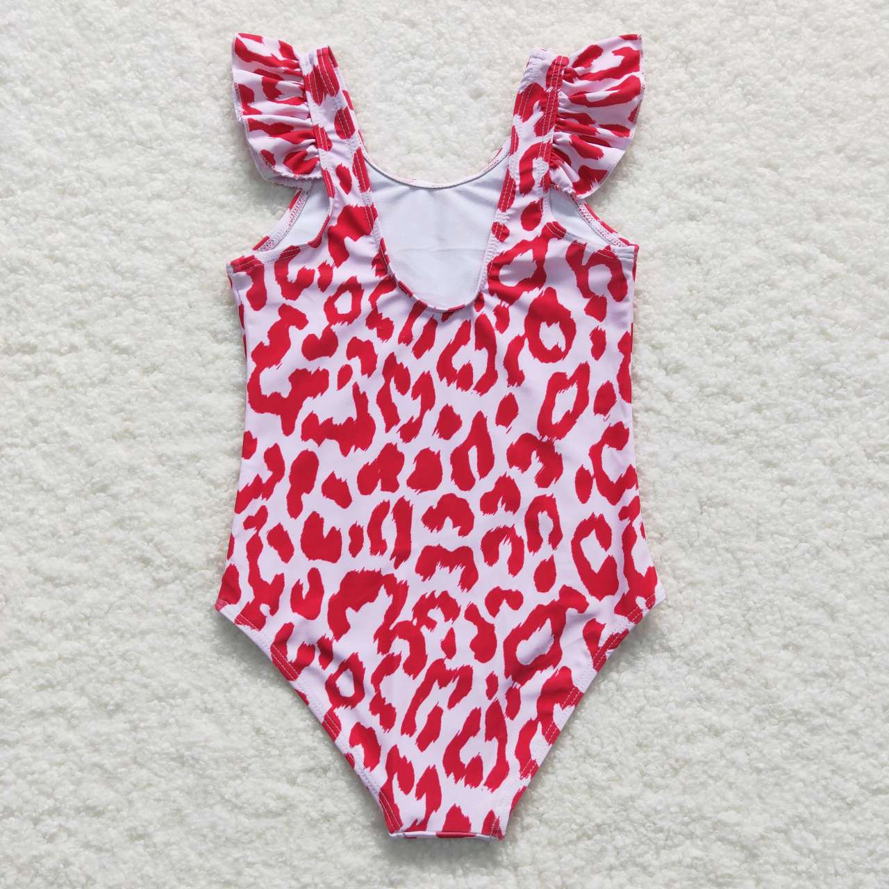 S0155 Baby Girl Leopard One Piece Summer Swimsuit