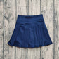 Baby Girl Navy Blue Summer Yoga Active Shorts Skirts Bottom Skort RTS