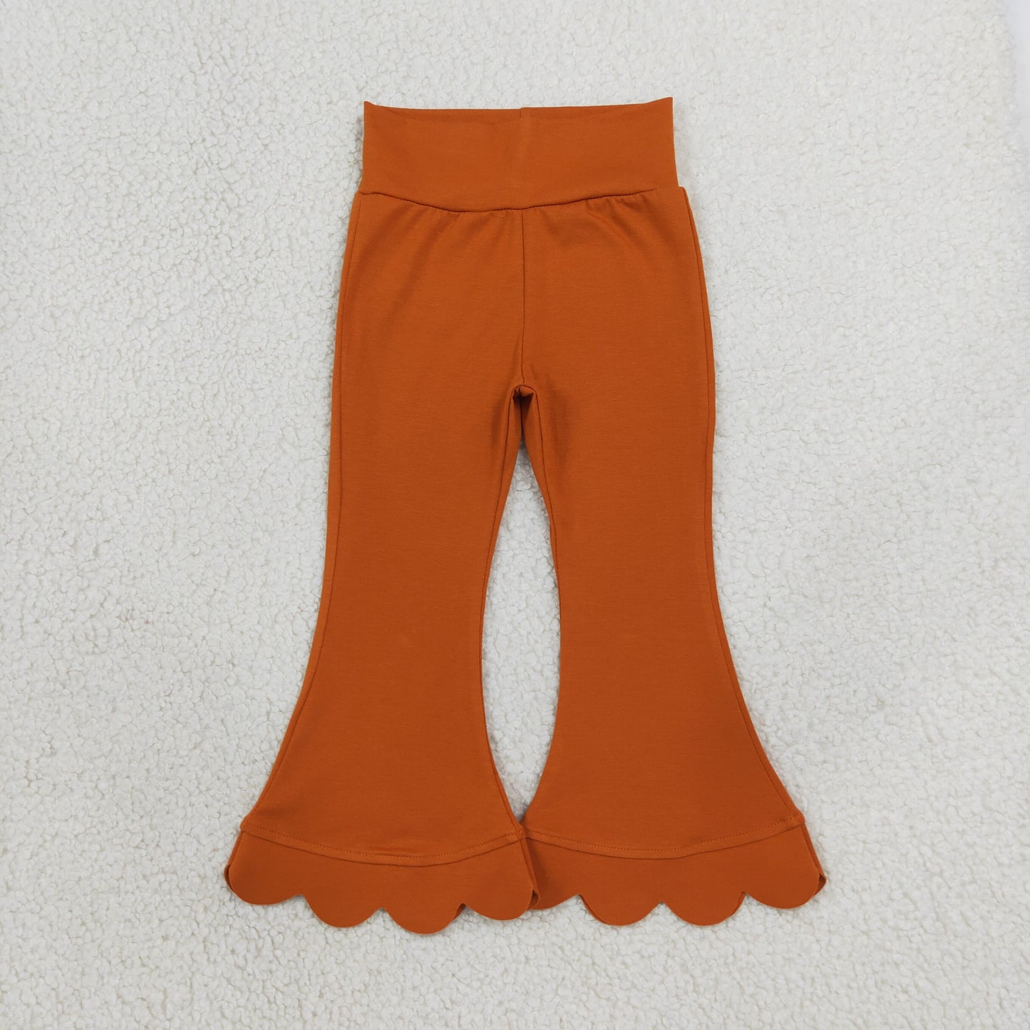 Baby Girls Kids Scalloped Pants Bottoms Cotton Clothes RTS