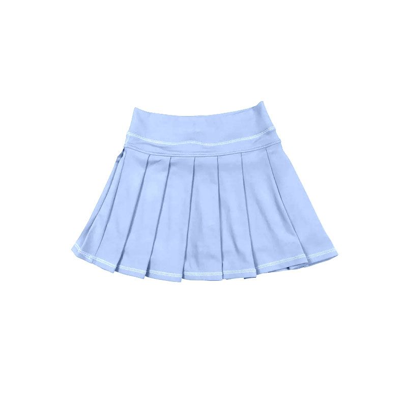 ( Moq 5 ) Preorder Baby Girls Kids Skirt Shorts Bottoms Yoga Active Blue Clothes