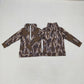 Baby Boy Camo Green Long Sleeves Zipper Pullover Tops