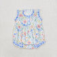 Baby Girl Flower Sleeveless Sibling Romper Dress Jumpsuit Set