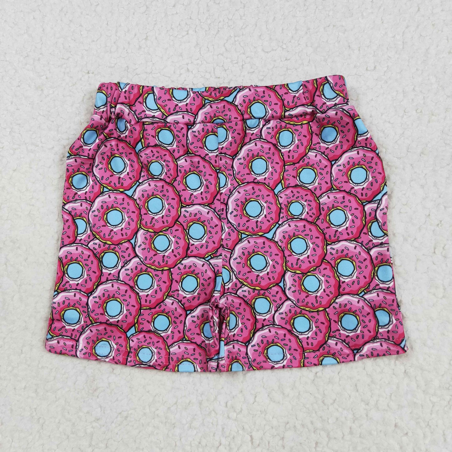 Baby Girl Toddler Donuts Pink Pockets Shorts Summer Bottom RTS