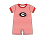 ( Moq 5 Each Style ) Baby Boys Girls Kids Red Stripes Team Sibling Rompers Sets