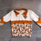( No moq ) Preorder Baby Girls Kids turkey Pumpkins Bows Zipper Pullover Shirt Fall Clothes