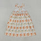 Baby Girl Sleeveless Bows Plaid Pockets Knee Length Dress RTS