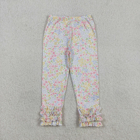 Baby Girls Kids Floral Ruffle Pants Bottoms RTS