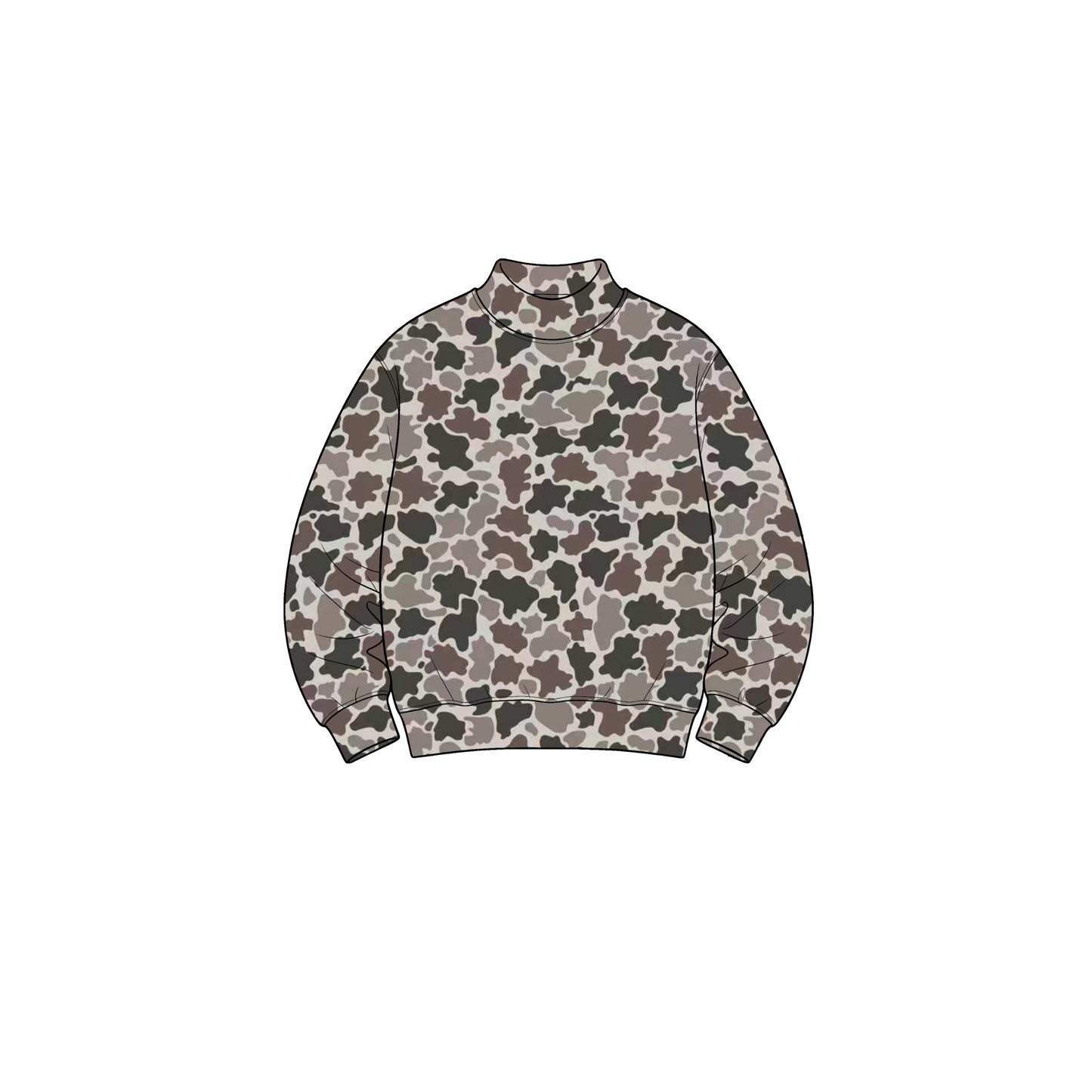 ( Moq 5 ) Preorder Baby Girls Toddler Long Sleeves Camo Shirt Tops Yoga Active Clothes