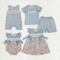 Sibling Baby Boy Girls Kids Mama's Boy Mini Dress Rompers Set Clothes RTS
