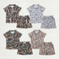 Sibling Baby Boys Kids Short Sleeves Camo Buttons Shirts Pockets Shorts Sets Summer Clothes RTS