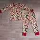 Baby Boys Kids Long Sleeves Green Red Camo Shirt Pants Set Pajamas Christmas Clothes RTS