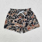 Baby Boy Toddler Dark Brown Camo Swim Trunks Shorts