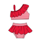 ( Moq 5 Each Style ) Baby Boys Girls Kids Team Sibling Red Jumpsuits Sets Swimsuits Clothes