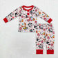 Baby Boy Christmas Long Sleeves Shirt Pants Pajamas Cartoon Set