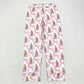 Adult Women Pink Bows Singer Bottom Pants Pajamas