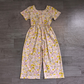 ( No moq ) Preorder Baby Girls Kids Short Sleeves Flower Pants Jumpsuit Yellow Clothes