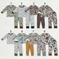 Sibling Baby Boys Kids Long Sleeves Dogs Ducks Deer Shirt Pants Hunting Pajamas Camo Sets