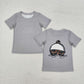 Colors (9-11) Baby Boy Short Sleeves Dog Deer Ducks Sibling Hunting Shirt Tops