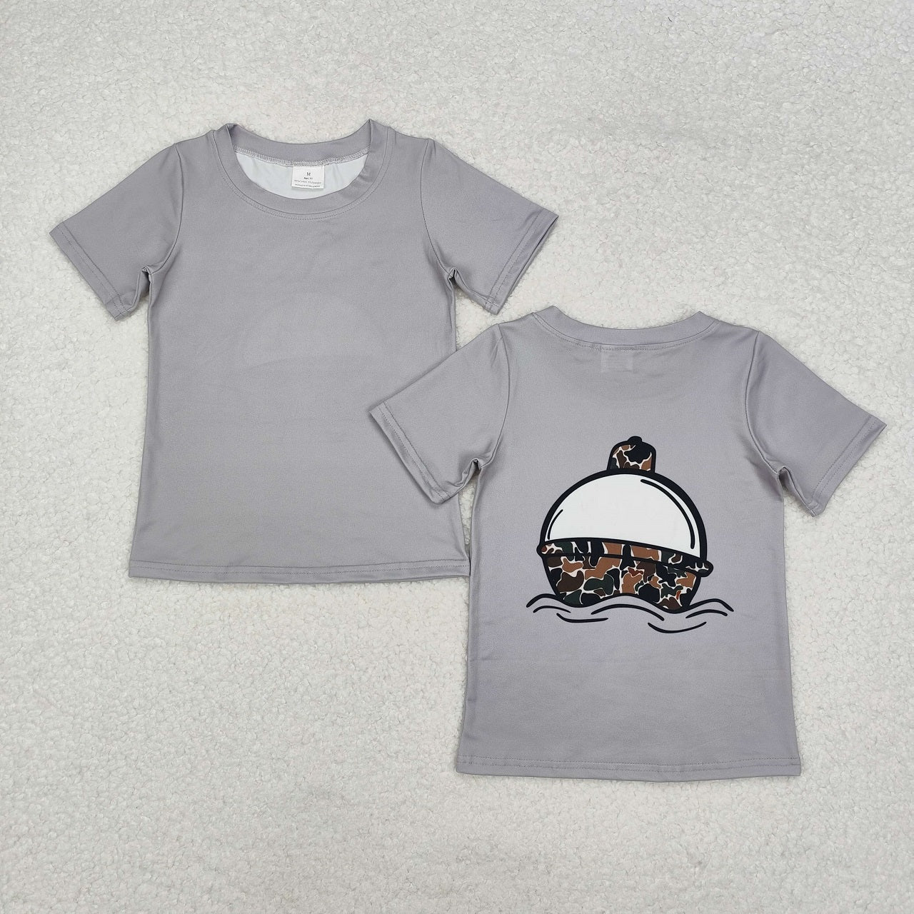 Colors (9-11) Baby Boy Short Sleeves Dog Deer Ducks Sibling Hunting Shirt Tops