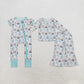 Sibling Baby Girls Kids Pumpkins Bows Shirt Bell Pants Fall Set Zipper Romper Clothes RTS