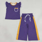 Sibling Baby Girl Kids Short Sleeves Pockets Shirts Dots Pants Sets Clothes RTS
