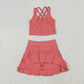Baby Girl Sleeveless Vest Tops Skirt Shorts Skort Yoga Active Set RTS