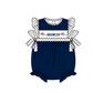 ( Moq 5 ) Baby Girls Kids Short Sleeves Team Bubble Summer Romper