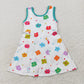 Baby Girl Toddler Sleeveless Sibling Knee Length Yoga Active Dress RTS