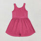 Baby Girl Sleeveless Hot Pink Yoga Active Jumpsuit RTS