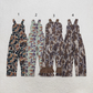 Sibling Baby Boys Kids Camo Print Straps Pants Jumpsuit RTS