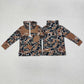 Sibling Boys Kids Long Sleeves Camo Aztec Zipper Shirt Pullover Tops Clothes RTS
