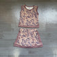 ( No moq ) Preorder Baby Girls Kids Sleeveless Camo Tops Skirt Shorts Set Yoga Active Clothes