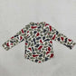 Baby Boys Kids Long Sleeves Green Red Camo Buttons Shirt Tops RTS