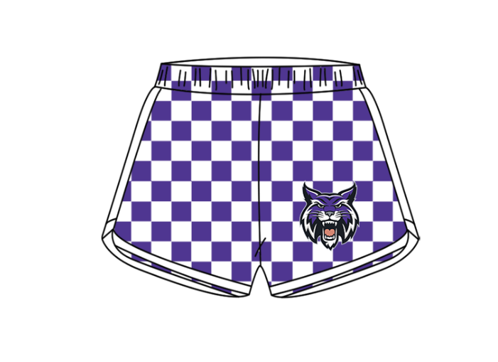 ( Moq 5 Each Style ) Baby Boys Girls Toddler Plaid Sibling Shorts Sets Team Purple Clothing