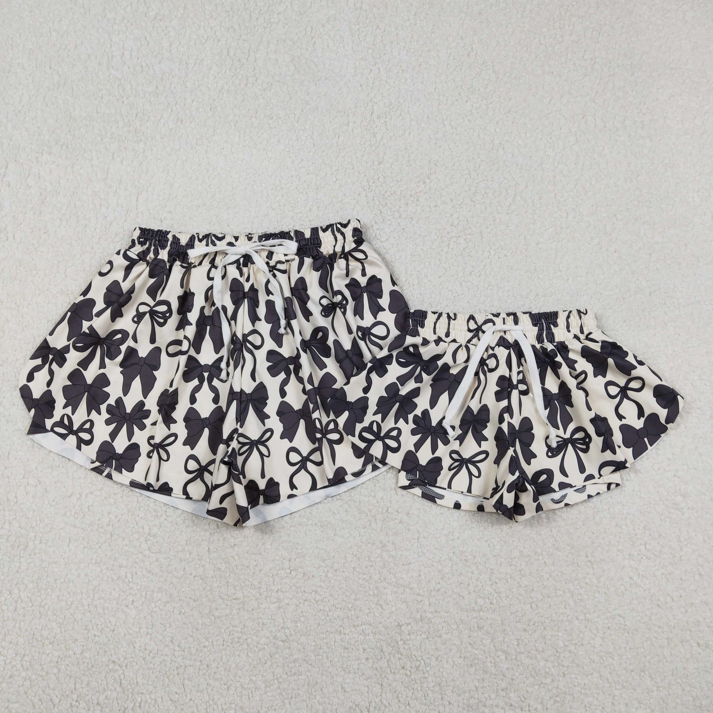 Sibling Kids Girls Adult Women Camo Yoga Southern Shorts Bottoms Family Clothes RTS