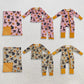 Sibling Baby Boys Girls Kids Pumpkins Deer Ducks Zipper Fall Romper Sets Pajamas Blankets Thanksgiving Clothes RTS