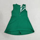 Baby Girls Kids Green Sleeveless Ruffle Yoga Shorts Knee Length Dress RTS