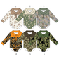 ( Moq 5 Each Style ) Sibling Baby Boys Infant Camo Ducks Deer Buttons Bubble Rompers Hunting Clothes